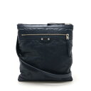 BALENCIAGA バレンシアガ ネオスケッチ ショルダーバッグ 斜め掛け マチなし レザー ブルー 青 シルバー金具 390924 【中古】