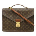 LOUIS VUITTON ルイ ヴィトン モノグラム ポルトドキュマン バンドリエール ブリーフケース 2WAY ビジネスバッグ ショルダーバッグ 鍵欠品 M53338 【中古】(4)