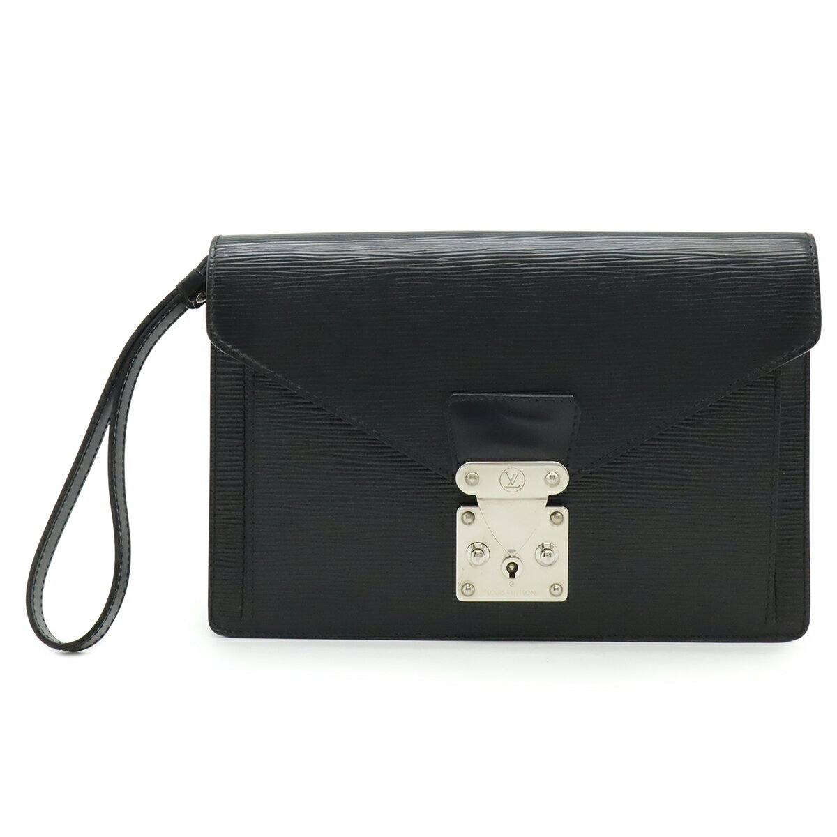 LOUIS VUITTON ルイ ヴィトン エピ ポシェット セリエ ドラゴンヌ セカンドバッグ ノワール 黒 ブラック シルバー金具 ベタなし 鍵欠品 M52762 【中古】
