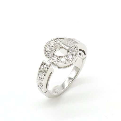BVLGARI ブルガリ ブルガリブルガリ リング 指輪 パヴェダイヤ K18WG ホワイトゴールド ダイヤモンド D0.28ct #7 7号 343177 【中古】 BVLGARI ブルガリ ブルガリブルガリ リング 指輪 パヴェダイヤ K18WG ホワイトゴールド ダイヤモンド D0.28ct #7 7号 343177 【中古】