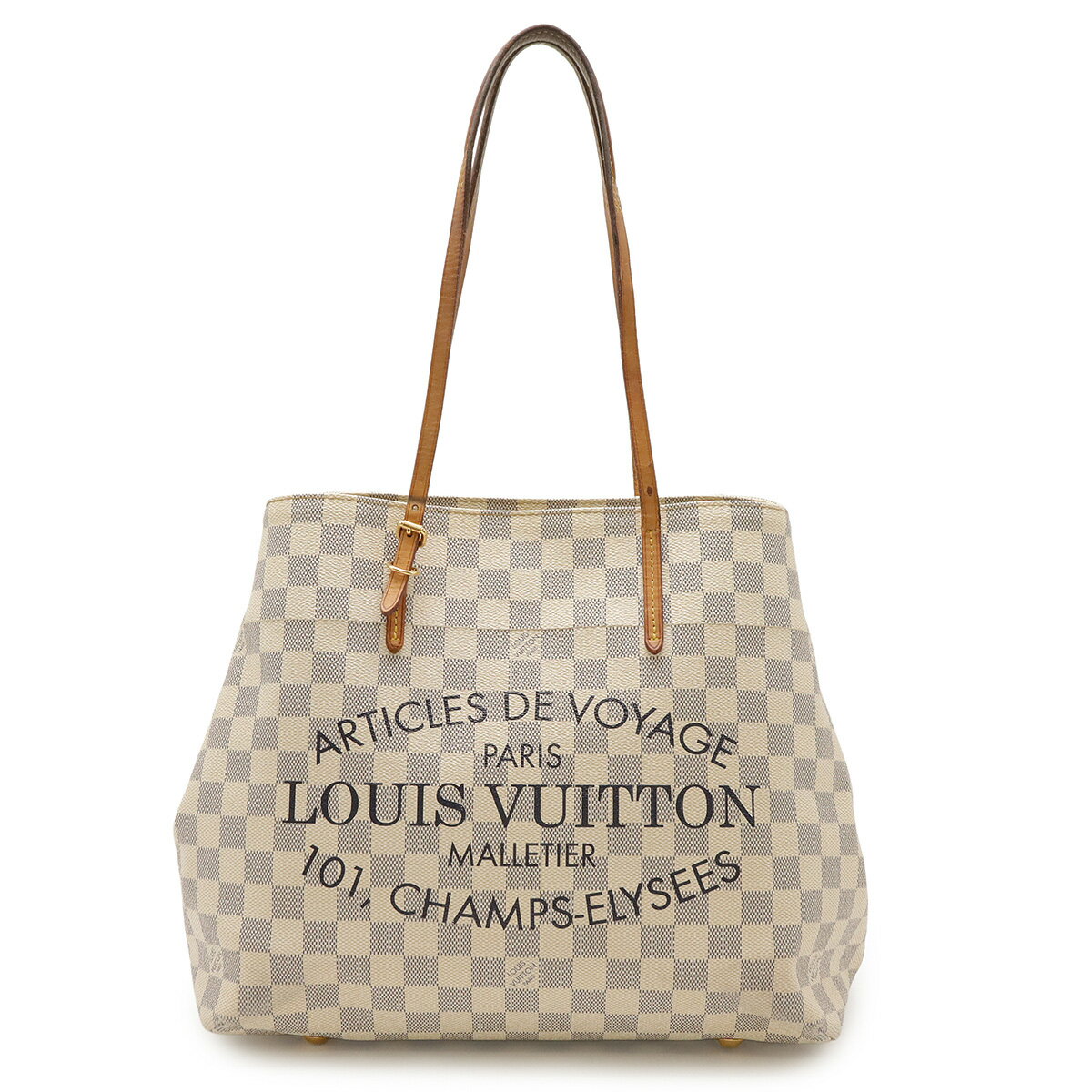 LOUIS VUITTON ルイ ヴィトン ダミエアズール カバMM トートバッグ ショルダーバッグ ショルダートート セミショルダー 肩掛け N41375 【中古】