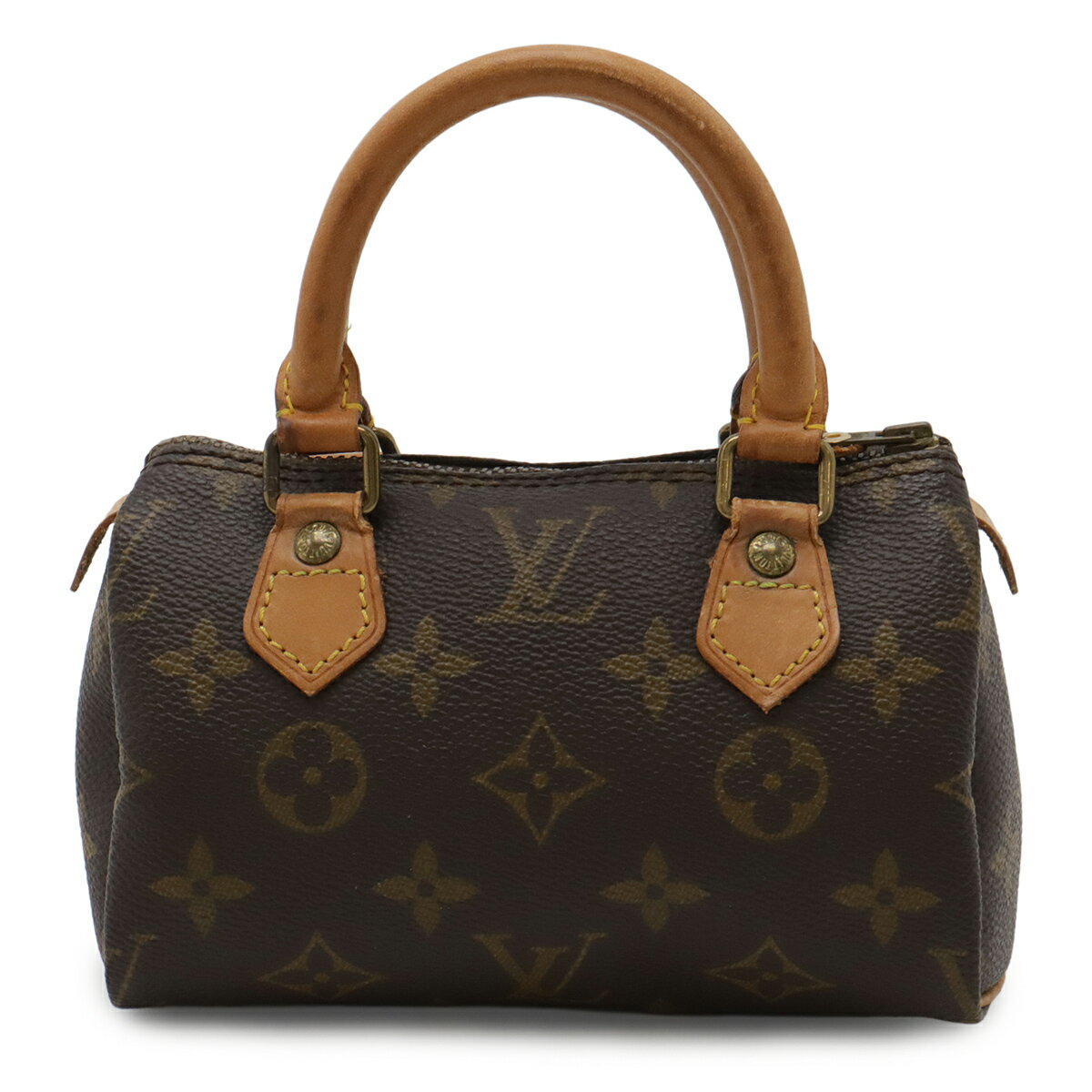 LOUIS VUITTON - LOUIS VUITTON ルイ ヴィトン モノグラム ミニスピーディ ハンドバッグ ミニバッグ ポーチ 小物入れ M41534 【中古】