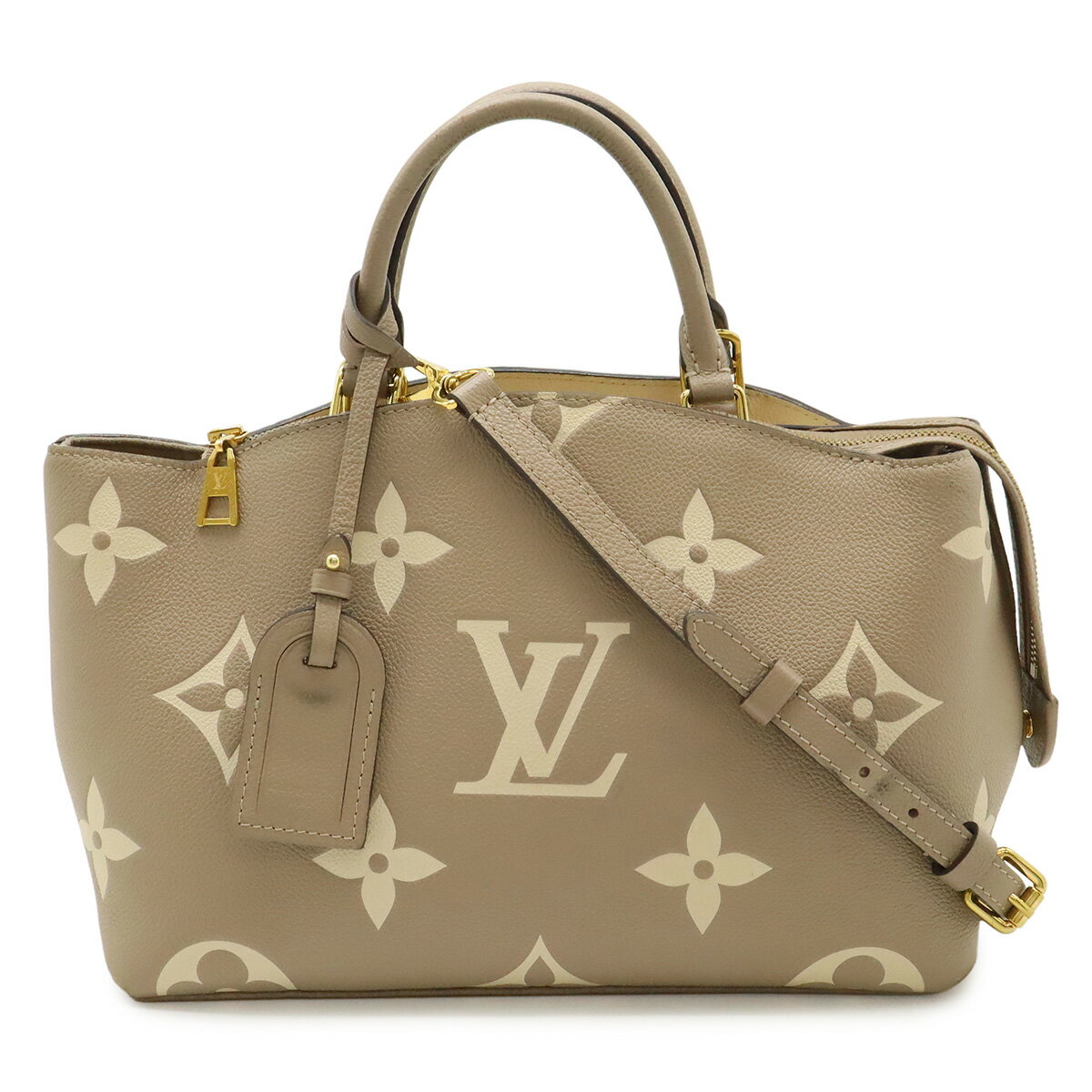 乐天商城 - LOUIS VUITTON ルイ ヴィトン モノグラム アンプラント プティ パレ PM ハンドバッグ 2WAY ショルダーバッグ トゥルトレールクレーム M58914 【中古】