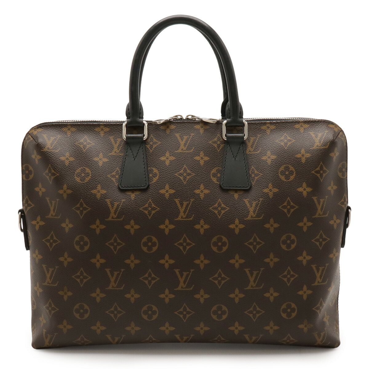 LOUIS VUITTON ルイ ヴィトン モノグラムマカサー PDJ ポルト ドキュマン ジュール ビジネスバッグ ブリーフケース ストラップ欠品 M40868 【中古】