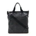 BOTTEGA VENETA ボッテガ ヴェネタ ボッテガベネタ イントレチャート トートバッグ 2WAY ショルダーバッグ 縦長 レザー ブラック 黒 273...