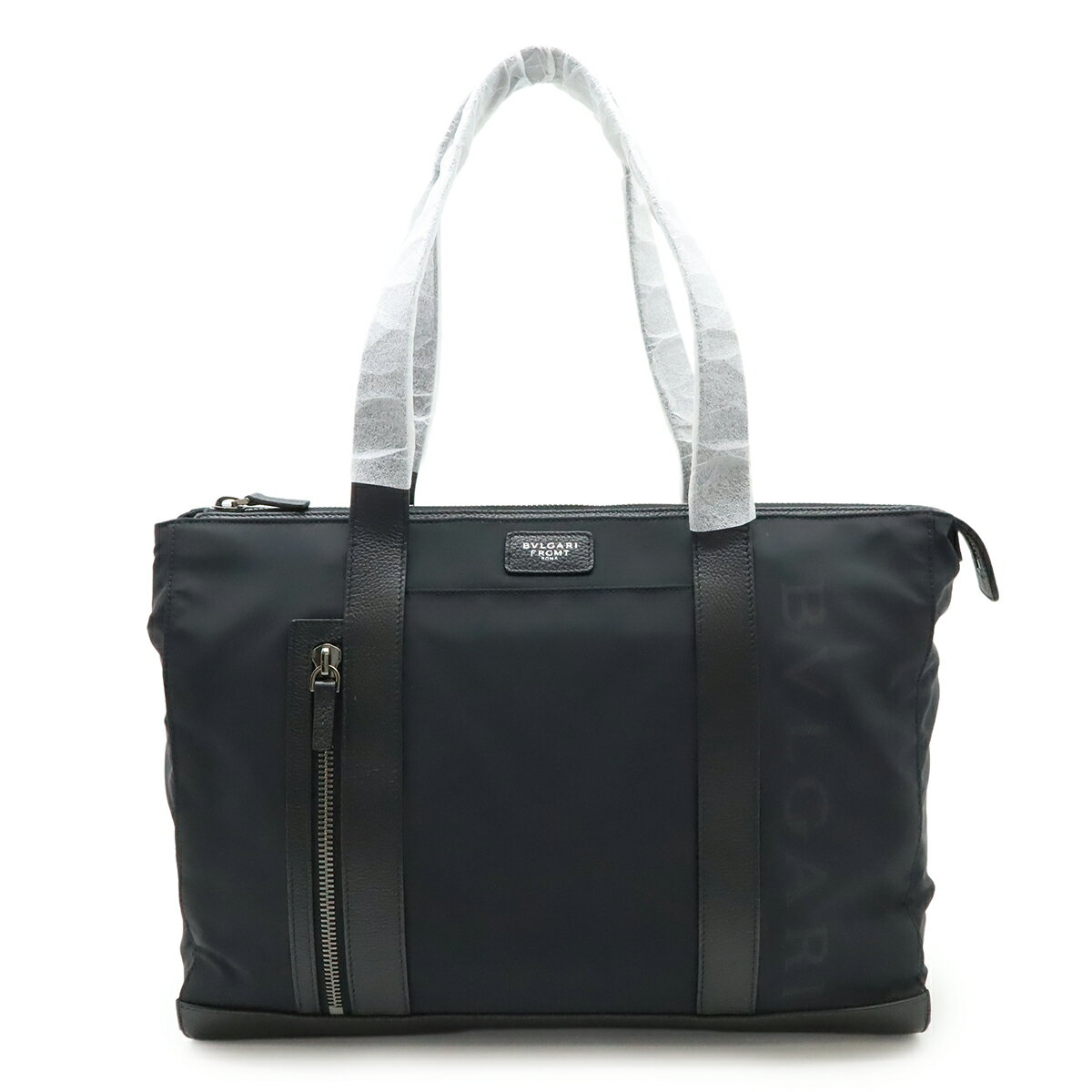 BVLGARI �֥륬�� FRAGMENT FRGMT �ե饰���� �ȡ��ȥХå� ���������Хå� �ʥ����� �쥶�� �֥�å� �� 290731 ����š�