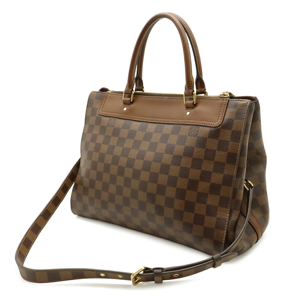 LOUIS VUITTON ルイ ヴィトン ダミエ グリニッジ ハンドバッグ ミニボストンバッグ...