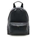 BALENCIAGA バレンシアガ ロゴ パンチング バックパック リュックサック レザー ブラック 黒 409010 【中古】