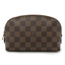 LOUIS VUITTON ルイ ヴィトン ダミエ ポシェット コスメティック PM 化粧ポーチ コスメポーチ メイクポーチ 小物入れ N47516 【中古】