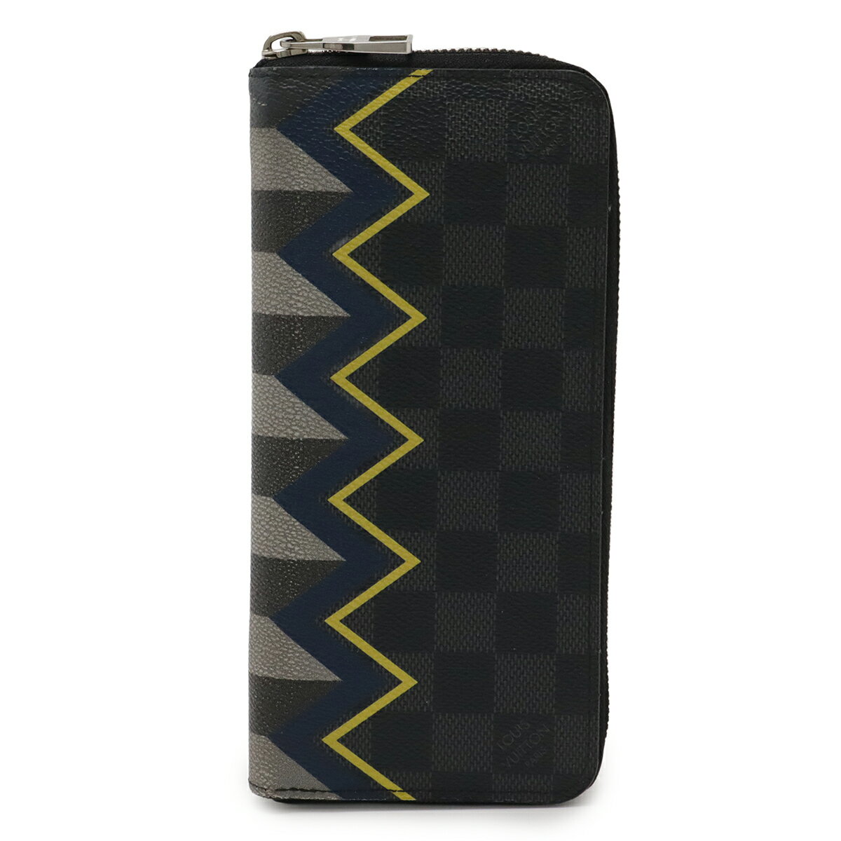 C, L, R, W - LOUIS VUITTON ルイ ヴィトン ダミエグラフィット カラコラム ジッピーウォレット ヴェルティカル ラウンドファスナー 長財布 N63095 【中古】