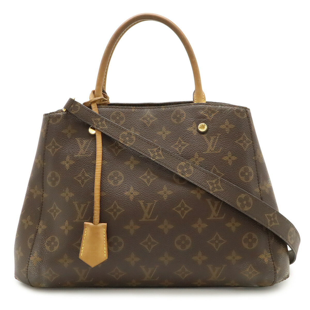 Rakuten - LOUIS VUITTON ルイ ヴィトン モノグラム モンテーニュMM ハンドバッグ 2WAY ショルダーバッグ 斜め掛け M41056 【中古】