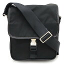 PRADA プラダ ショルダーバッグ ポシェット 斜め掛け ナイロン レザー NERO 黒 ブラック シルバー金具 V167 【中古】(4)