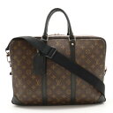 【バッグ】LOUIS VUITTON ルイ ヴィトン モノグラムマカサー PDV ポルトドキュマン ヴォワヤージュGM ビジネスバッグ 2WAY ショルダーバッグ M40224 【中古】