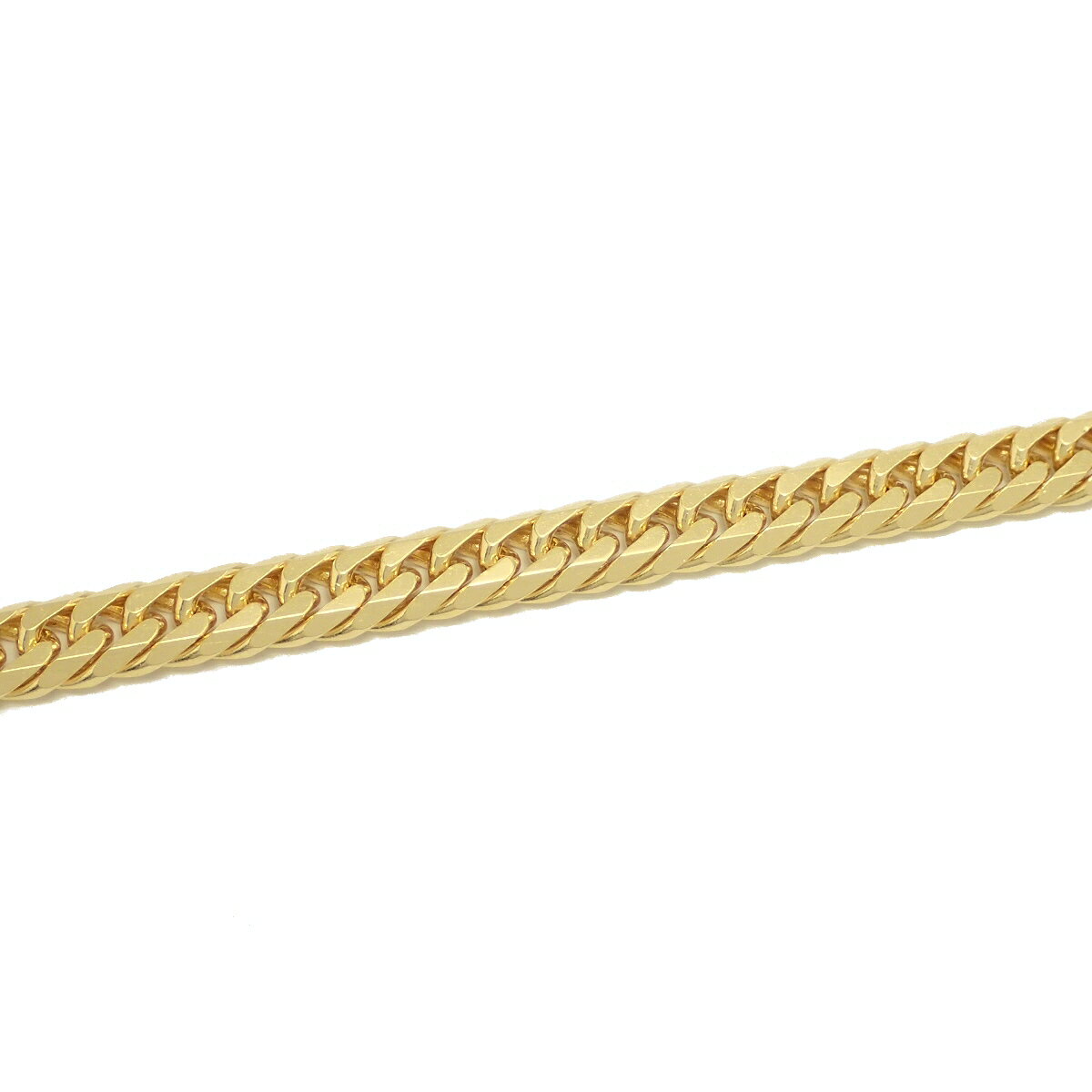 KIHEI 喜平 キヘイ ネックレス K18 18金 ゴールド 50.2g 50.5cm YG 6面W ダブル 日本造幣局検定マーク入り 50g 前後 【中古】