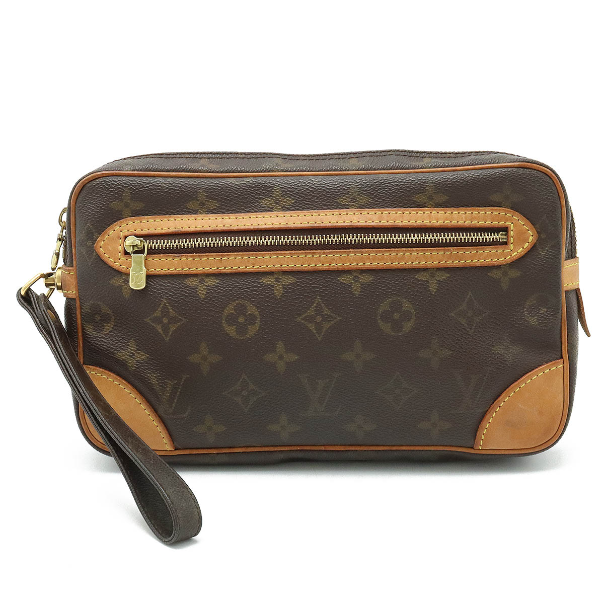 【バッグ】LOUIS VUITTON ルイ ヴィトン モノグラム マルリー ドラゴンヌ セカンドバッグ ハンドバッグ クラッチバッグ メンズ M51825 【中古】