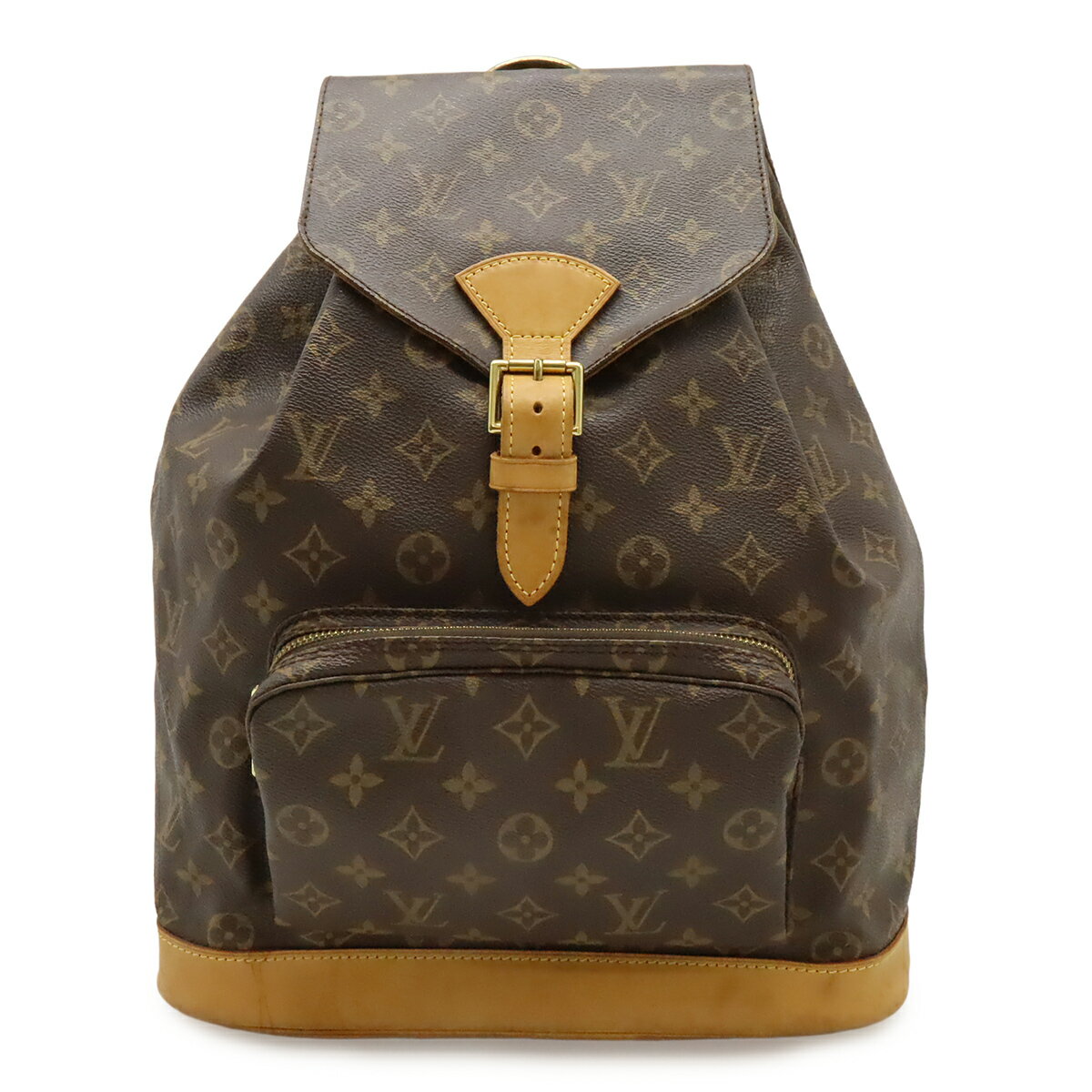 LOUIS VUITTON ルイ ヴィトン モノグラム モンスリGM リュックサック バッグパック ショルダーバッグ M51135 【中古】