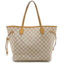 LOUIS VUITTON ルイ ヴィトン ダミエアズール ネヴァーフルMM トートバッグ ショルダーバッグ ショルダートート 肩掛け N51107 【中古】