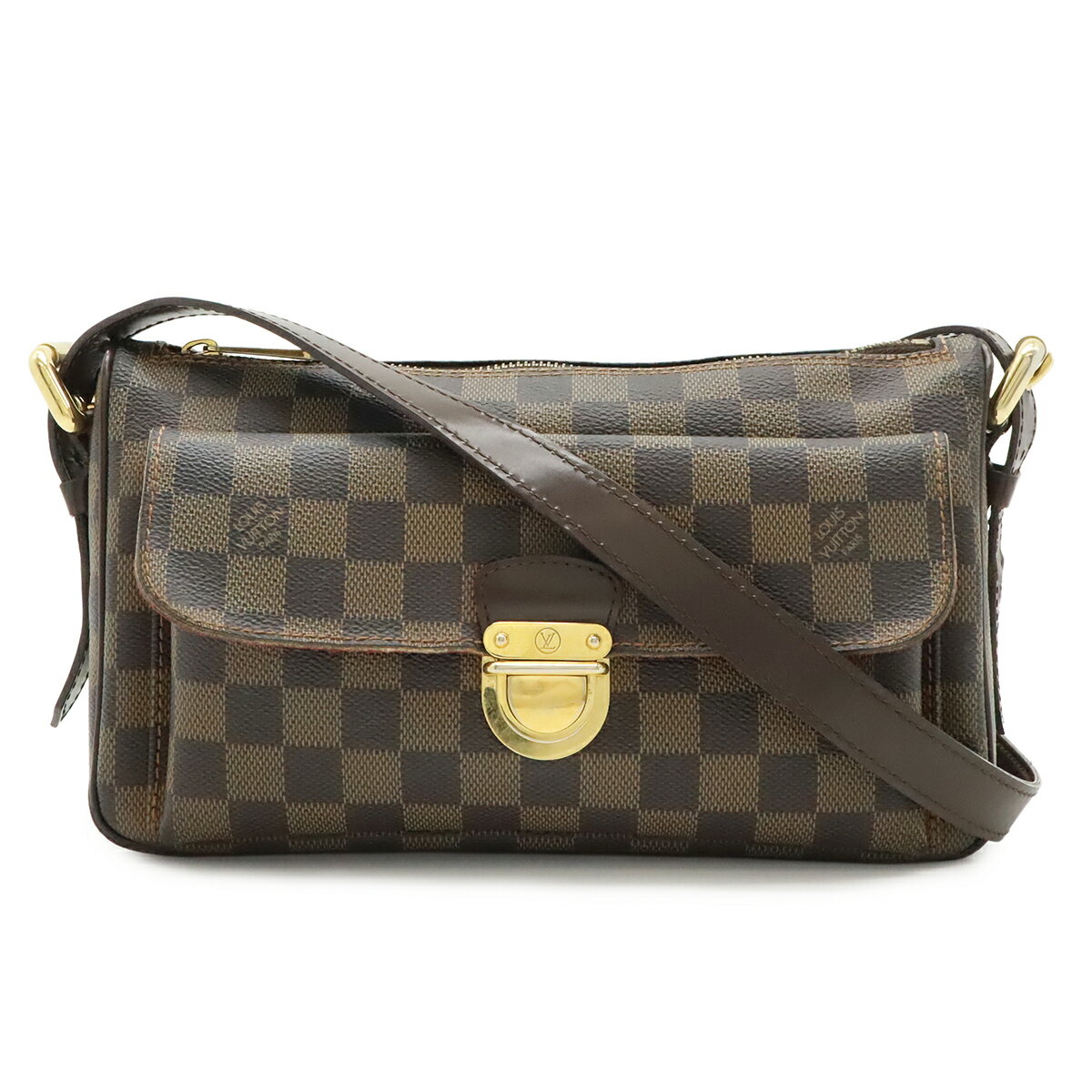 乐天商城 - LOUIS VUITTON ルイ ヴィトン ダミエ ラヴェッロGM ショルダーバッグ ロングショルダー ロングストラップ 斜め掛け N60006 【中古】
