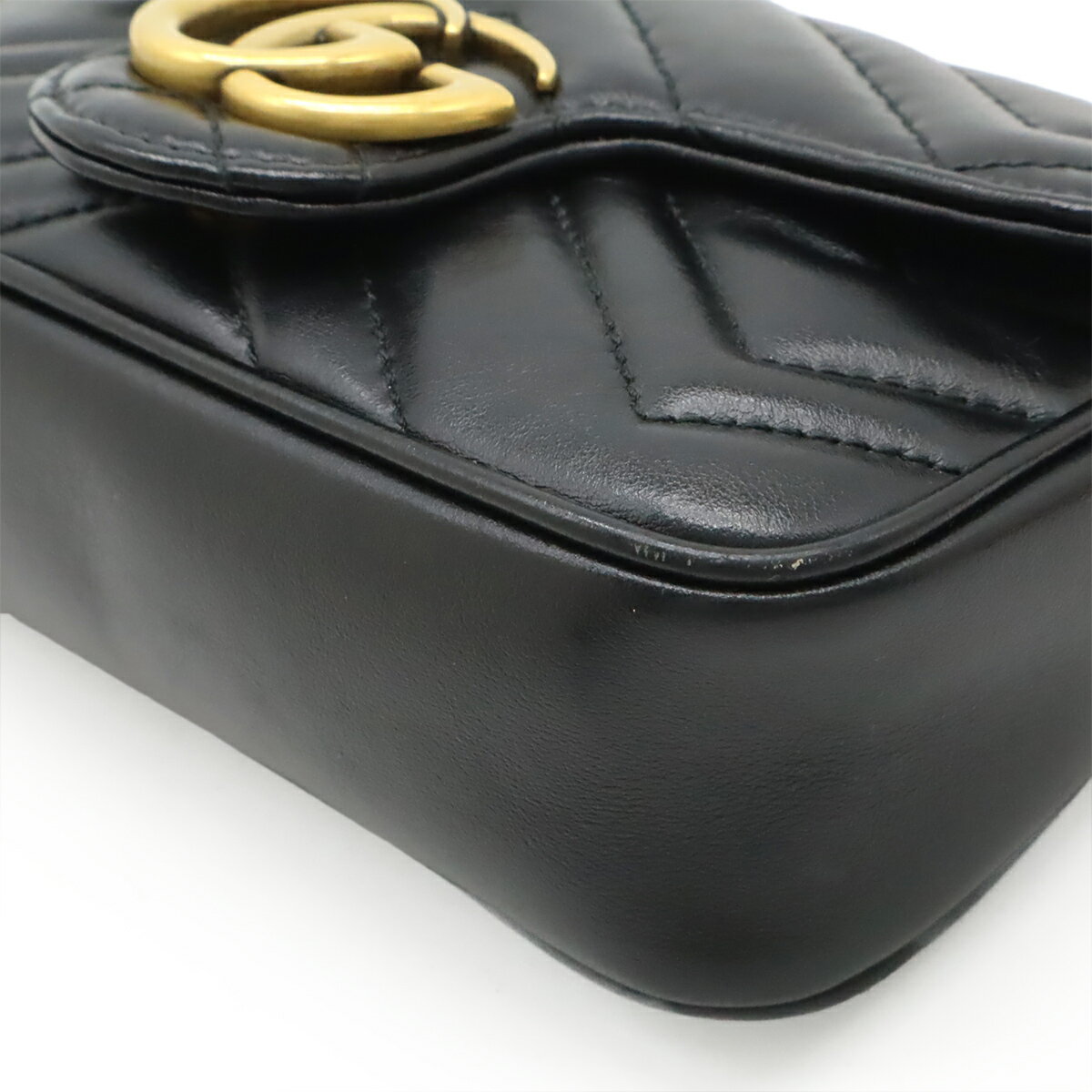 GUCCI グッチ GGマーモント スーパーミニバッグ チェーンショルダーバッグ ポシェ...