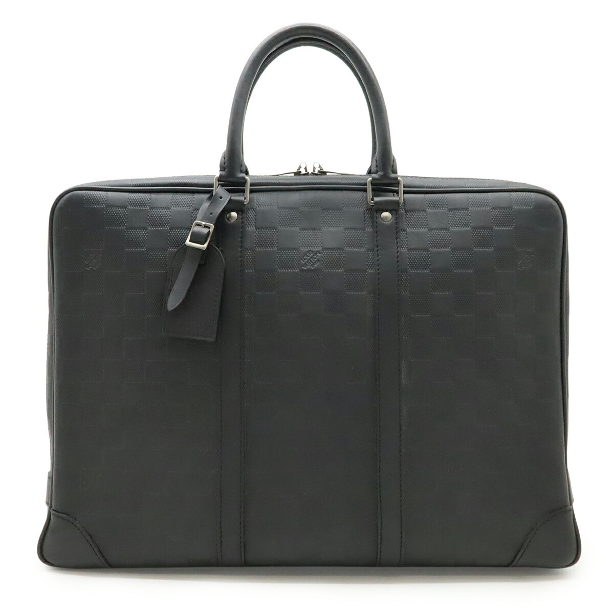 LOUIS VUITTON ルイ ヴィトン ダミエアンフィニ PDV ポルト ドキュマン ヴォワヤージュ ブリーフケース ビジネスバッグ オニキス ブラック N41146 【中古】