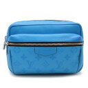 LOUIS VUITTON ルイ ヴィトン タイガラマ バムバッグ アウトドア ボディバッグ ウエストバッグ ショルダーバッグ ブルー シルバー金具 M3045...