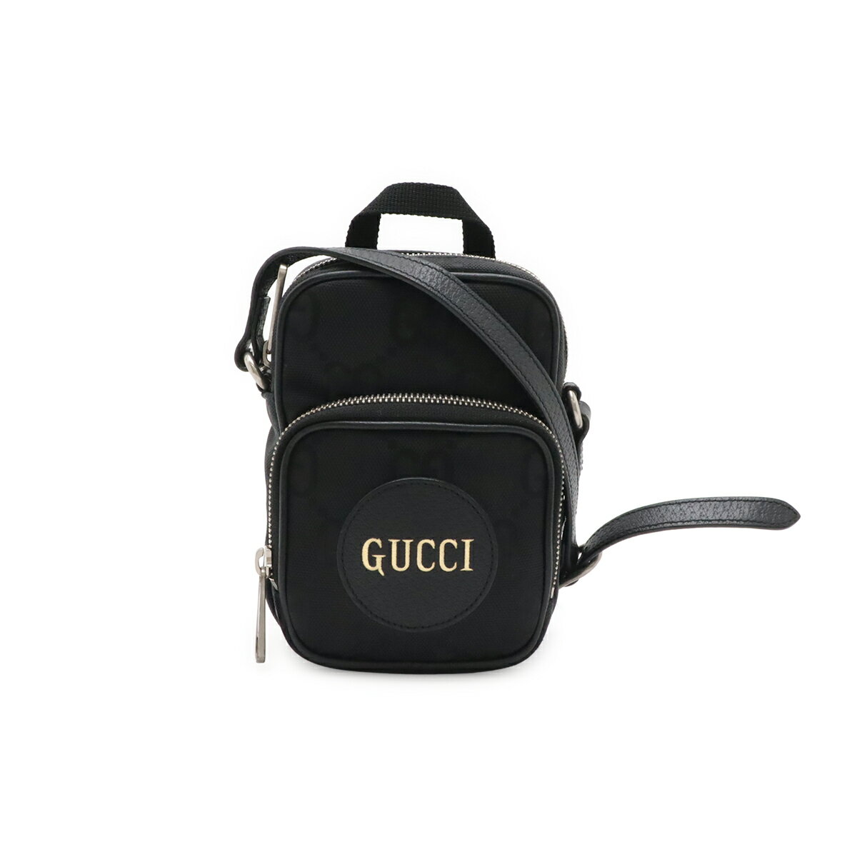 Rakuten - GUCCI グッチ Gucci Off The Grid オフ ザ グリッド ショルダーバッグ ポシェット ナイロンキャンバス レザー ブラック 黒 643882 【中古】