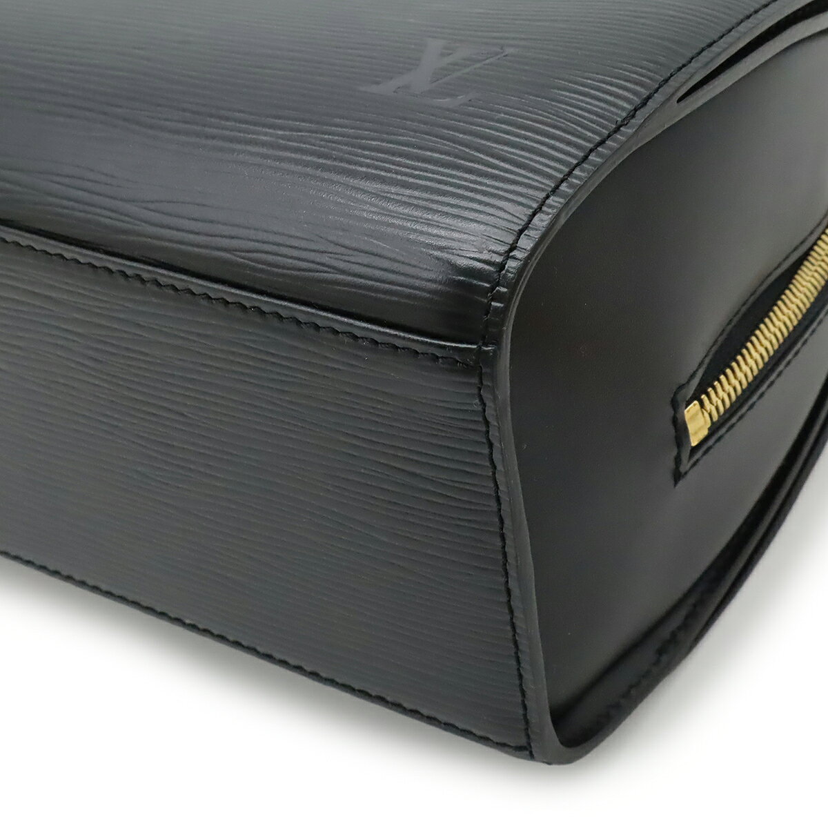 LOUIS VUITTON �륤 �����ȥ� ���� �ݥ�̥� �ϥ�ɥХå� �쥶�� �Υ�� �� �֥�å� ������ɶ�� M52052 ����š�