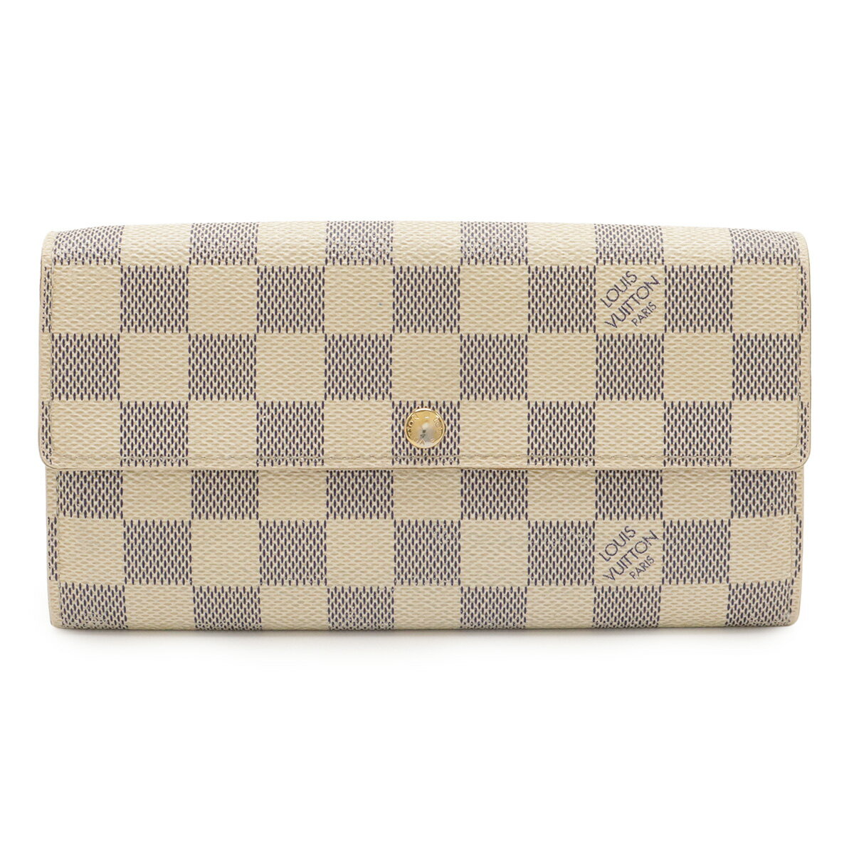 LOUIS VUITTON ルイ ヴィトン ダミエアズール ポルトフォイユ サラ 2つ折長財布 二つ折り長財布 N61735 【中古】