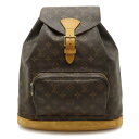 LOUIS VUITTON ルイ ヴィトン モノグラム モンスリGM リュックサック バッグパック ショルダーバッグ M51135 【中古】(4)