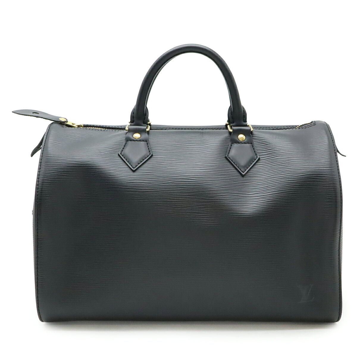 LOUIS VUITTON ルイ ヴィトン エピ スピーディ30 ハンドバッグ ミニボストンバッグ ソフトエピレザー ノワール 黒 ブラック シルバー金具 M59222 【中古】