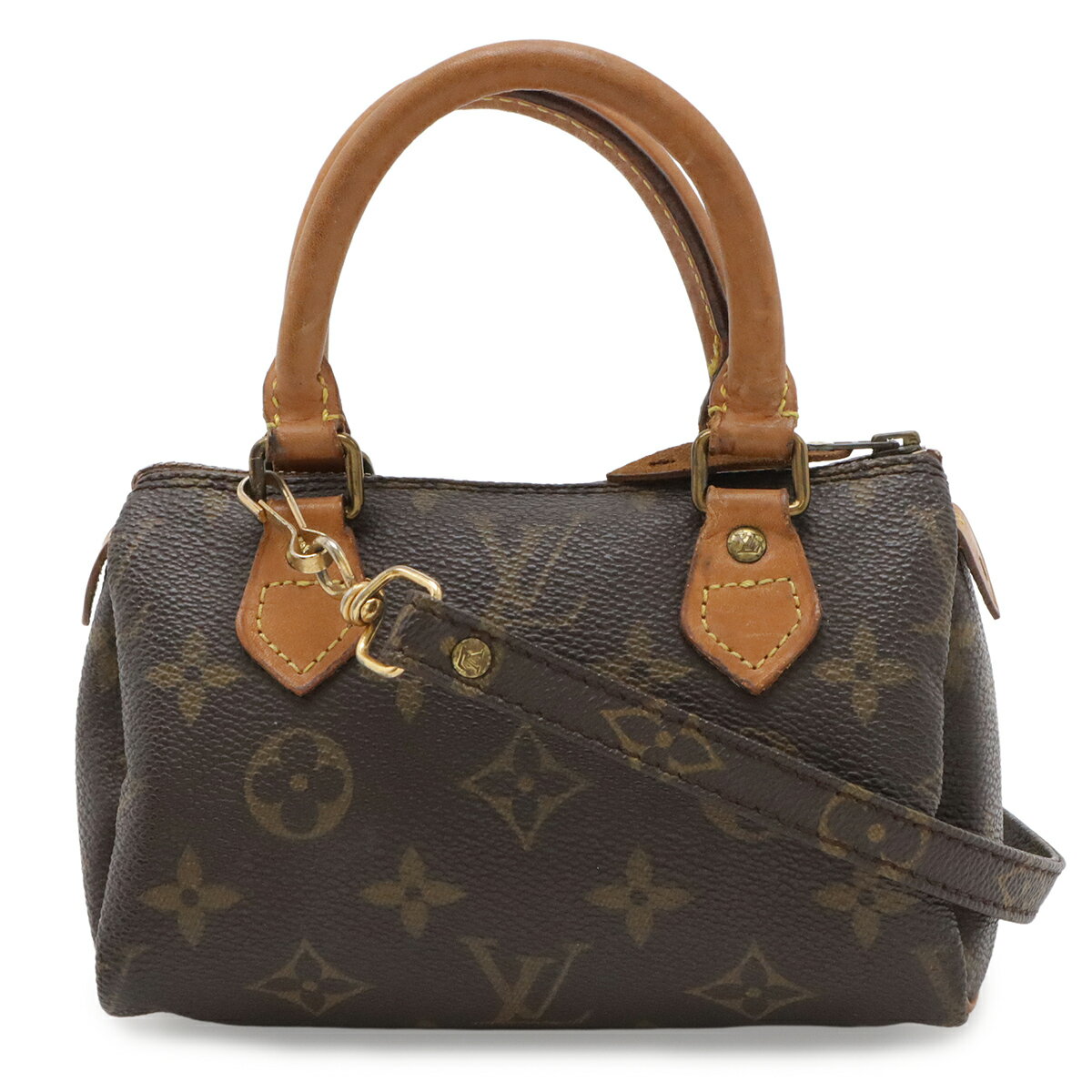 Rakuten - LOUIS VUITTON ルイ ヴィトン モノグラム ミニスピーディ ハンドバッグ ミニバッグ ポーチ 小物入れ 2WAY ショルダーバッグ M41534 【中古】