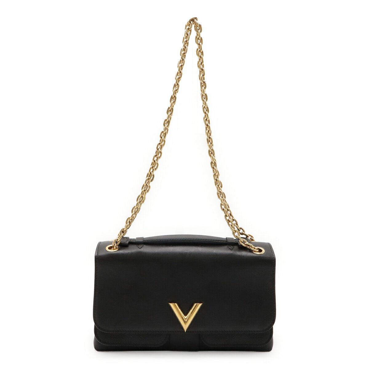 LOUIS VUITTON ルイ ヴィトン ヴェリー チェーンバッグ ハンドバッグ ショルダーバッグ 3WAY 肩掛け 斜め掛け ノワール 黒 ブラック M42899 【中古】(4.0)