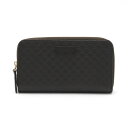 GUCCI グッチ マイクログッチシマ ラウンドファスナー 長財布 レザー ダークブラウン 茶 ゴールド金具 アウトレット品 449391 【中古】(4)