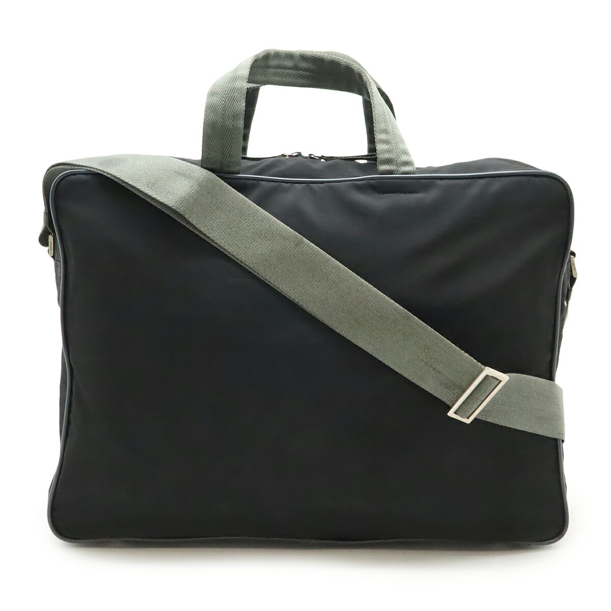 PRADA プラダ プラダスポーツ スポーツライン ボストンバッグ 旅行カバン トラベルバッグ ナイロン NERO 黒 ブラック グレー 4V0369 【中古】