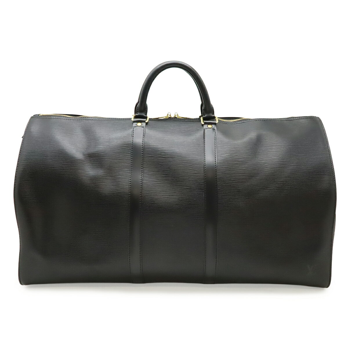 樂天商城 - LOUIS VUITTON ルイ ヴィトン エピ キーポル55 ボストンバッグ 旅行カバン トラベルバッグ レザー ノワール 黒 ブラック M59052 【中古】