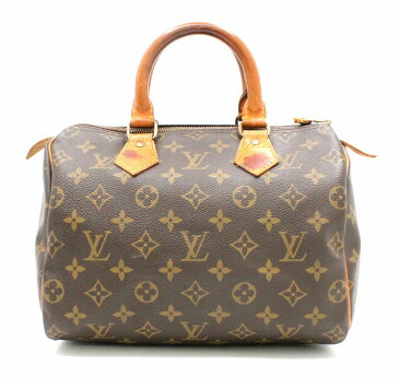 【バッグ】LOUIS VUITTON ルイ ヴィトン モノグラム スピーディ25 ミニボストンバッグ ハンドバッグ M41528 【中古】【k】