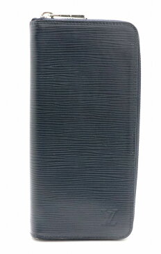 【財布】LOUIS VUITTON ルイ ヴィトン エピ ジッピーウォレット ヴェルティカル ラウンドファスナー 長財布 レザー ブルーマリーヌ 紺 ネイビー M61828 【中古】【k】