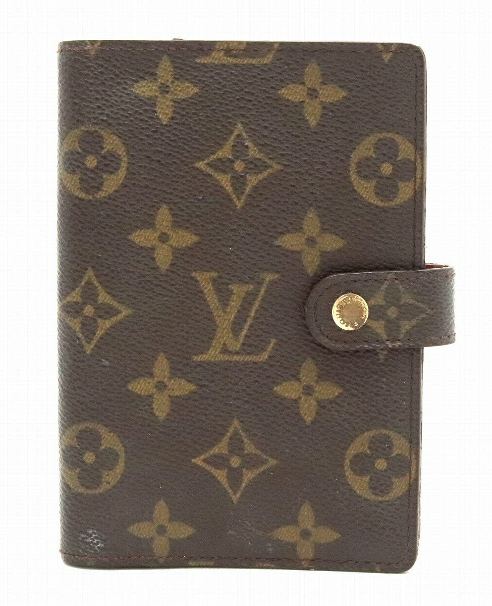 LOUIS VUITTON ルイ ヴィトン モノグラム アジェンダPM 手帳カバー 6穴式手帳カバー システム手帳 R20005 【中古】【s】