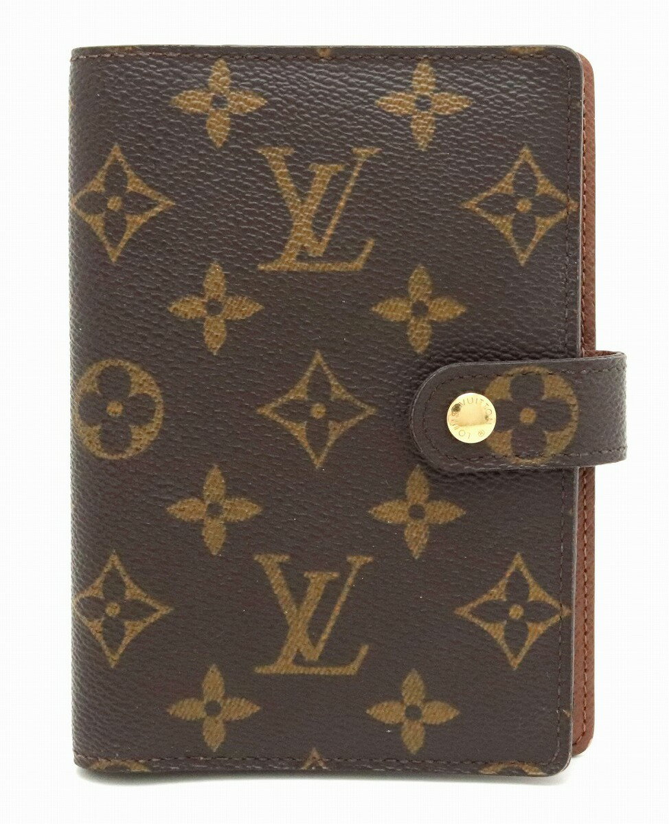 LOUIS VUITTON ルイ ヴィトン モノグラム アジェンダPM 手帳カバー 6穴式手帳カバー システム手帳 R20005 【中古】【s】