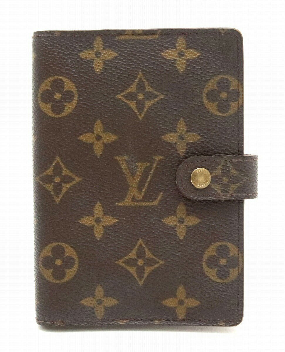 LOUIS VUITTON ルイ ヴィトン モノグラム アジェンダPM 手帳カバー 6穴式手帳カバー システム手帳 R20005 【中古】【s】