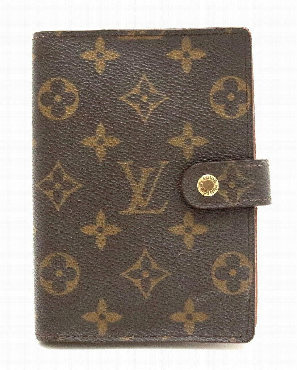 LOUIS VUITTON ルイ ヴィトン モノグラム アジェンダPM 手帳カバー 6穴式手帳カバー システム手帳 R20005 【中古】【s】