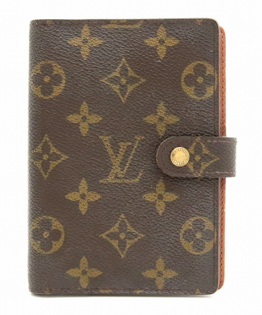 LOUIS VUITTON ルイ ヴィトン モノグラム アジェンダPM 手帳カバー 6穴式手帳カバー システム手帳 R20005 【中古】【s】