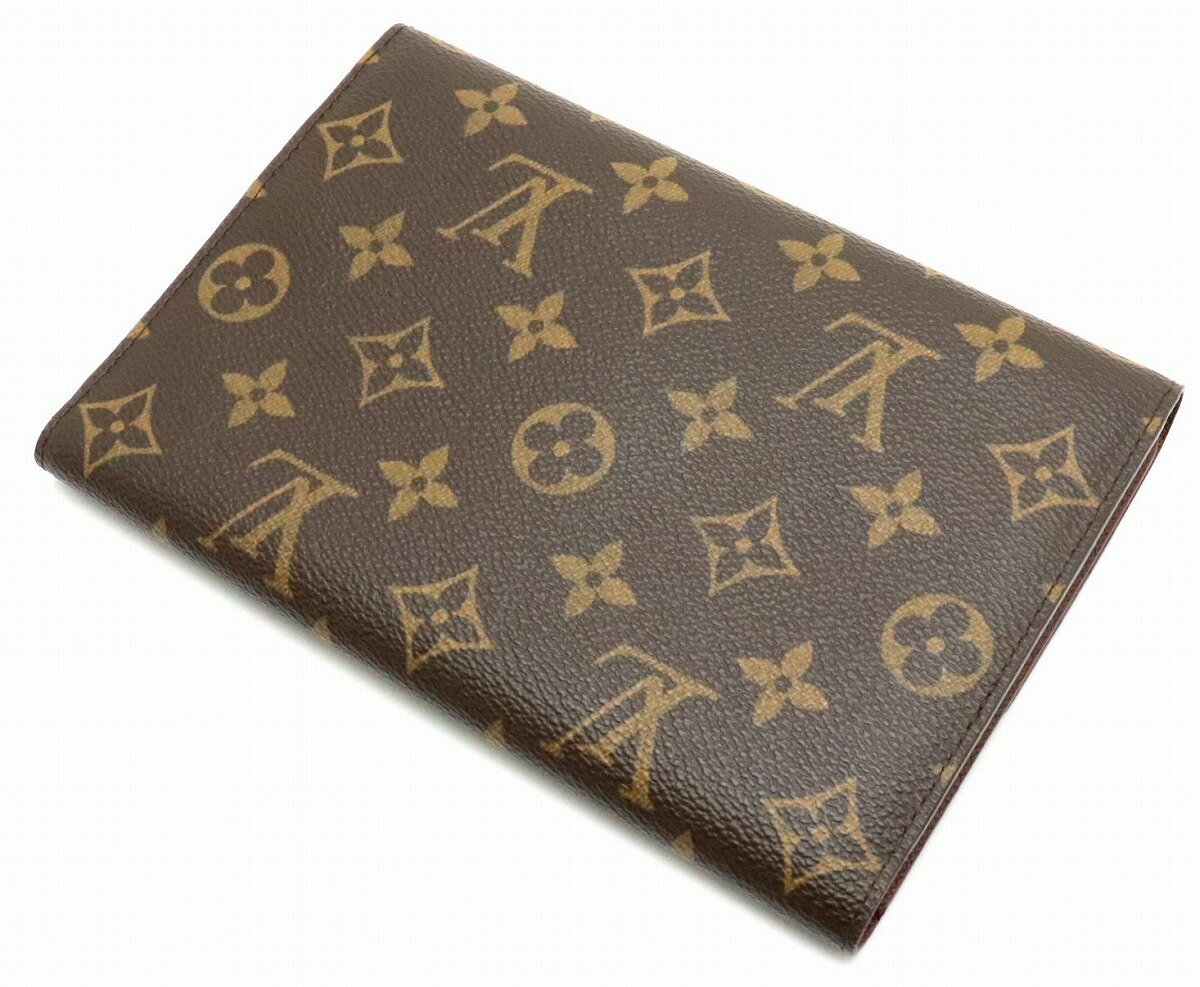 【財布】LOUIS VUITTON ルイ ヴィトン モノグラム ポシェット パスポール パスポートケース兼3つ折長財布 M60135 【中古】【s】