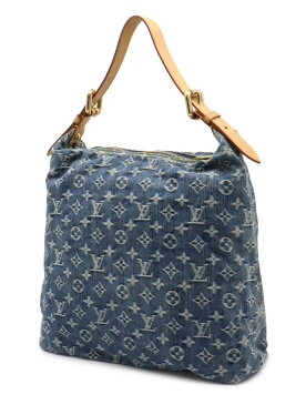 【バッグ】LOUIS VUITTON ルイ ヴィトン モノグラムデニム バギーGM ショルダーバッグ ワンショルダー ロングショルダーストラップ ブルー 青 M95048 【中古】