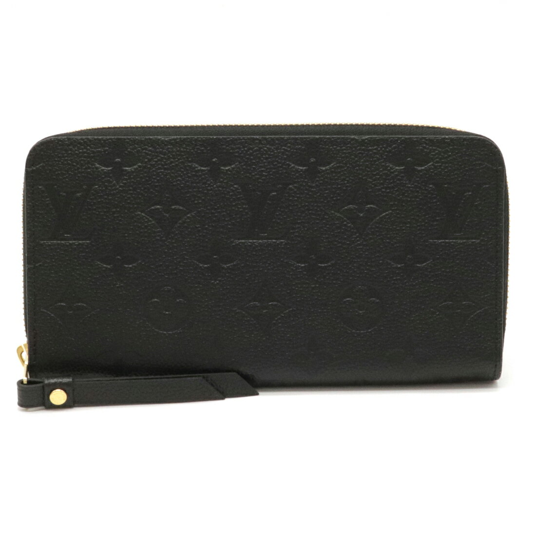 【未使用品】【財布】LOUIS VUITTON ルイ ヴィトン モノグラムアンプラント ジッピーウォレット ラウンドファスナー 長財布 レザー ノワール 黒 ブラック M61864 【中古】