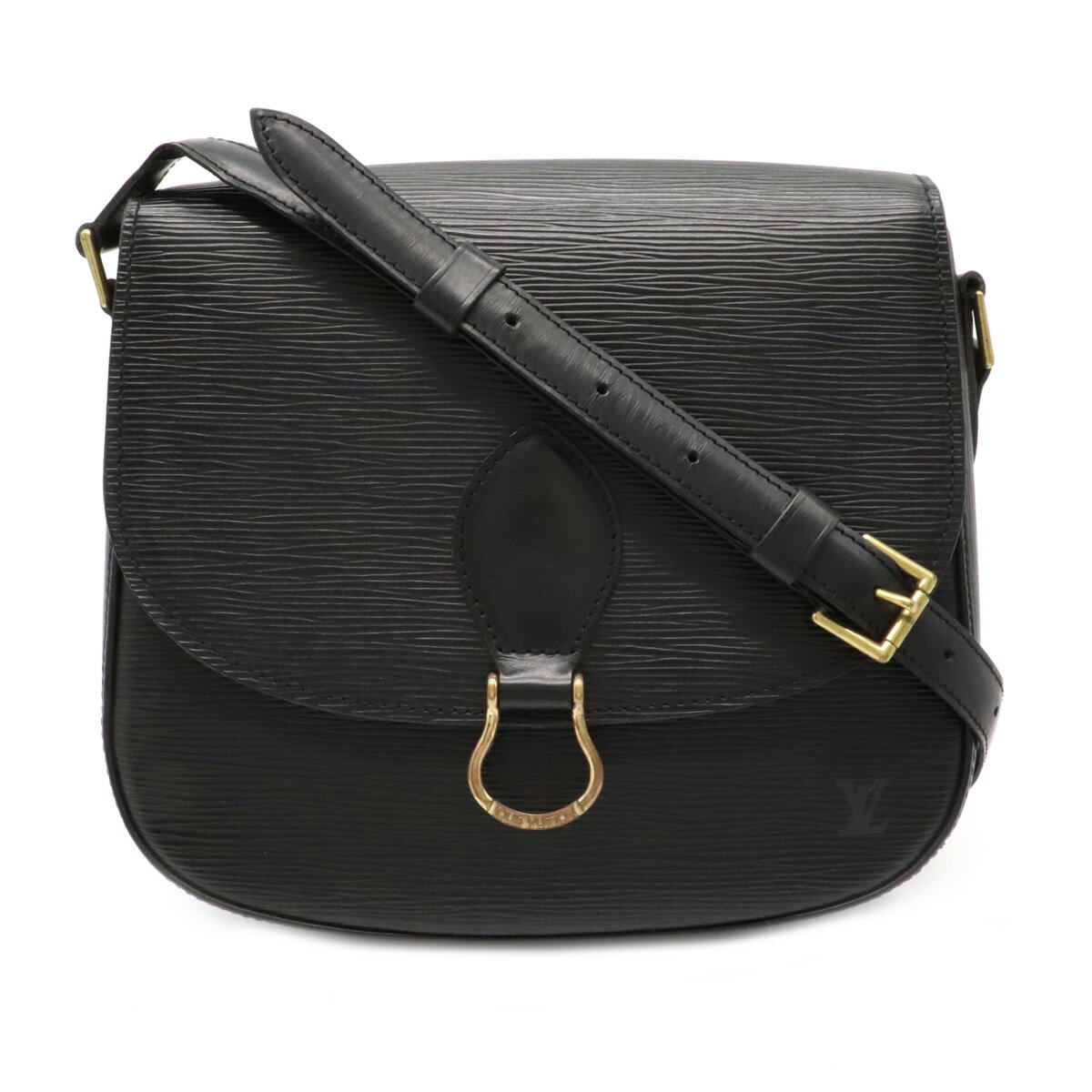【バッグ】LOUIS VUITTON ルイ ヴィトン エピ サンクルー ショルダーバッグ 斜め掛けショルダー レザー ノワール 黒 ブラック M52192 【中古】