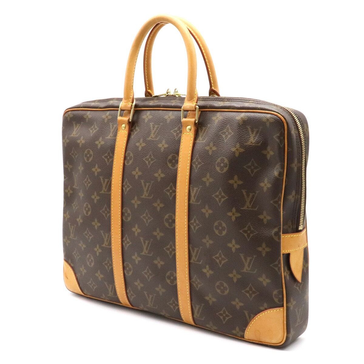 【バッグ】LOUIS VUITTON ルイ ヴィトン モノグラム PDV ポルトドキュマン ヴォワヤージュ 書類カバン ビジネスバッグ ブリーフケース M53361 【中古】