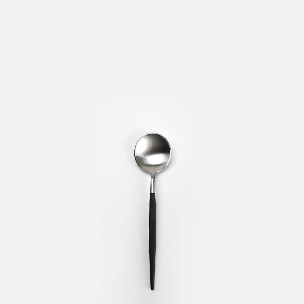 Cutipol GOA ティースプーン ブラックシルバー 【メール便可 10点まで】 【クチポール キュティポール ゴア カトラリー tea spoon black silver】[116790