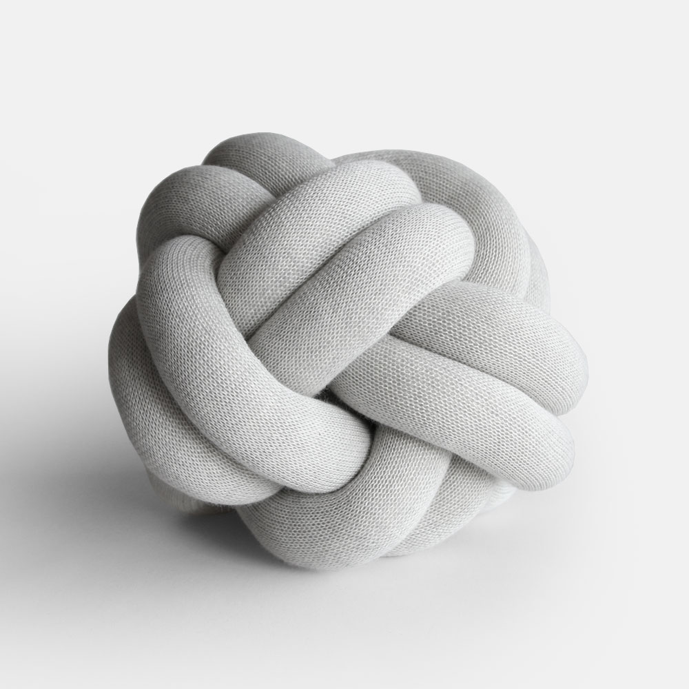 Design House Stockholm[デザインハウスストックホルム] / Knot CUSHION(white grey)【ノットクッション/ウール/アクリル/ニット】[115697