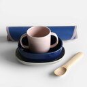 ヌップ ベビー食器 NUPPU / Baby Tableware Set(Bluebell)【ヌップ/サスティナブルチルドレンズテーブルウェア/ブルーベルセット/子供用食器/幼児/乳児/出産祝い/波佐見焼】[116066